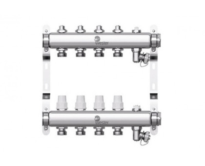 Коллектор нерж. Wester W903 1-3/4 в сборе на 5 выходов с 2 заглушками
