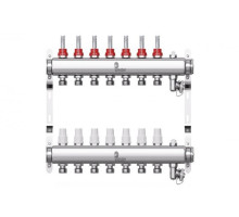 Коллектор нерж. Wester W902 1-3/4 в сборе с расходомерами на 7 выходов