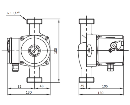 Циркуляционный насос Shinhoo BASIC 15-4S N 130 1x230V